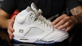 jordan retro 5 metallic