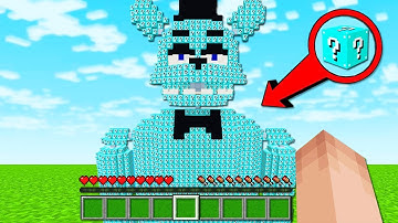 NOOB vs DIAMOND LUCKY BLOCK FREDDY MUTANT in MINECRAFT!