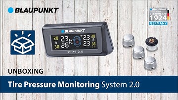 Unboxing Solar/USB Charge TPMS 2.0 with DIY Sensor - Blaupunkt Tire Pressure Monitoring System