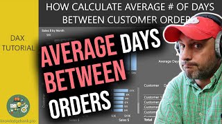 average days between orders (dax tutorial)