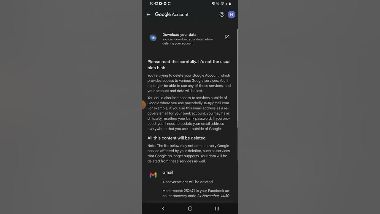 how-to-delete-google-account-tutorial-youtube