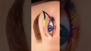 CLOSE UP RAINBOW STOPMOTION MAKEUP 🌈#makeup #stopmotion