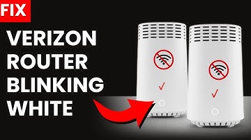 Verizon Router Blinking White? DO THIS