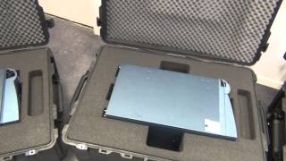Capro Pelicase 1730 innredet for test instrumenter