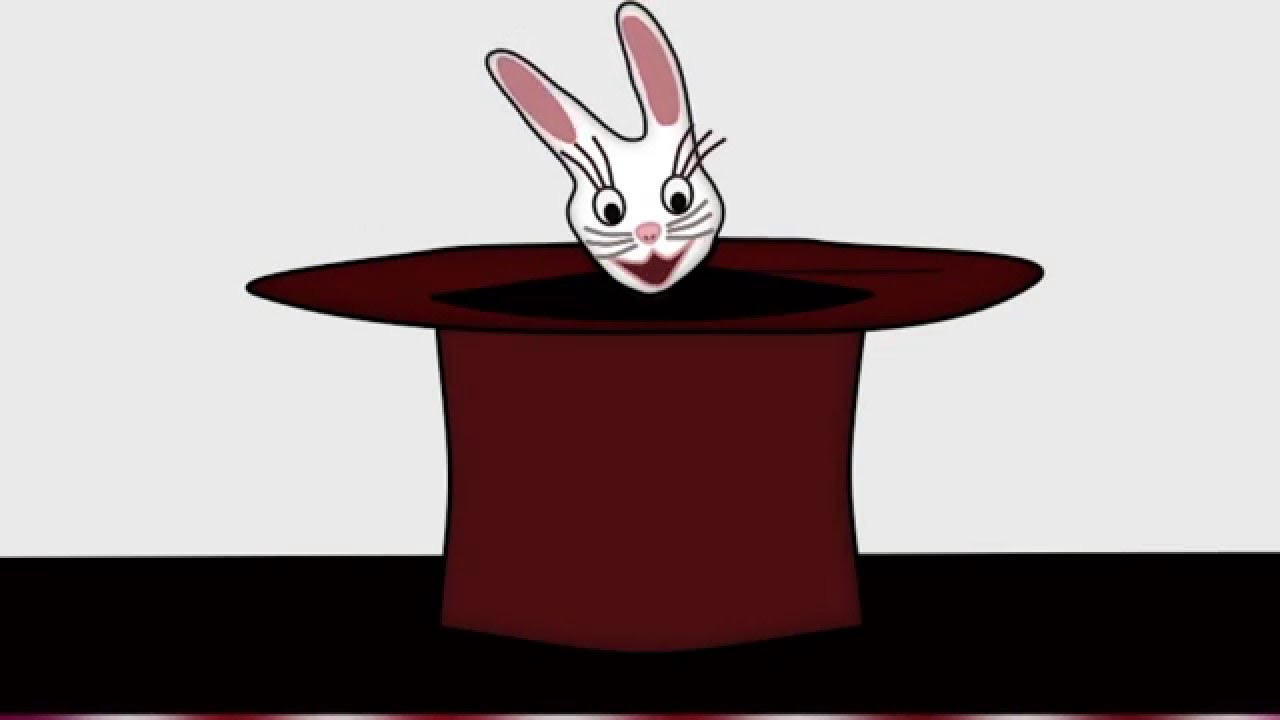 lapin magique, dessin animé fredoch  chapeau