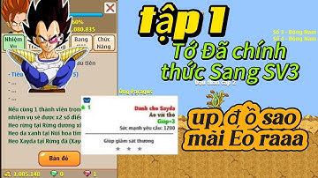NGỌC RỒNG ONLINE | nhà nghèo chơi game sv3 Tập 1: bắt Đầu sang sv3. Up Đồ sao nro