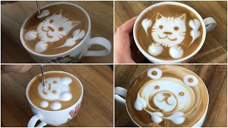 Making latte art at home #2