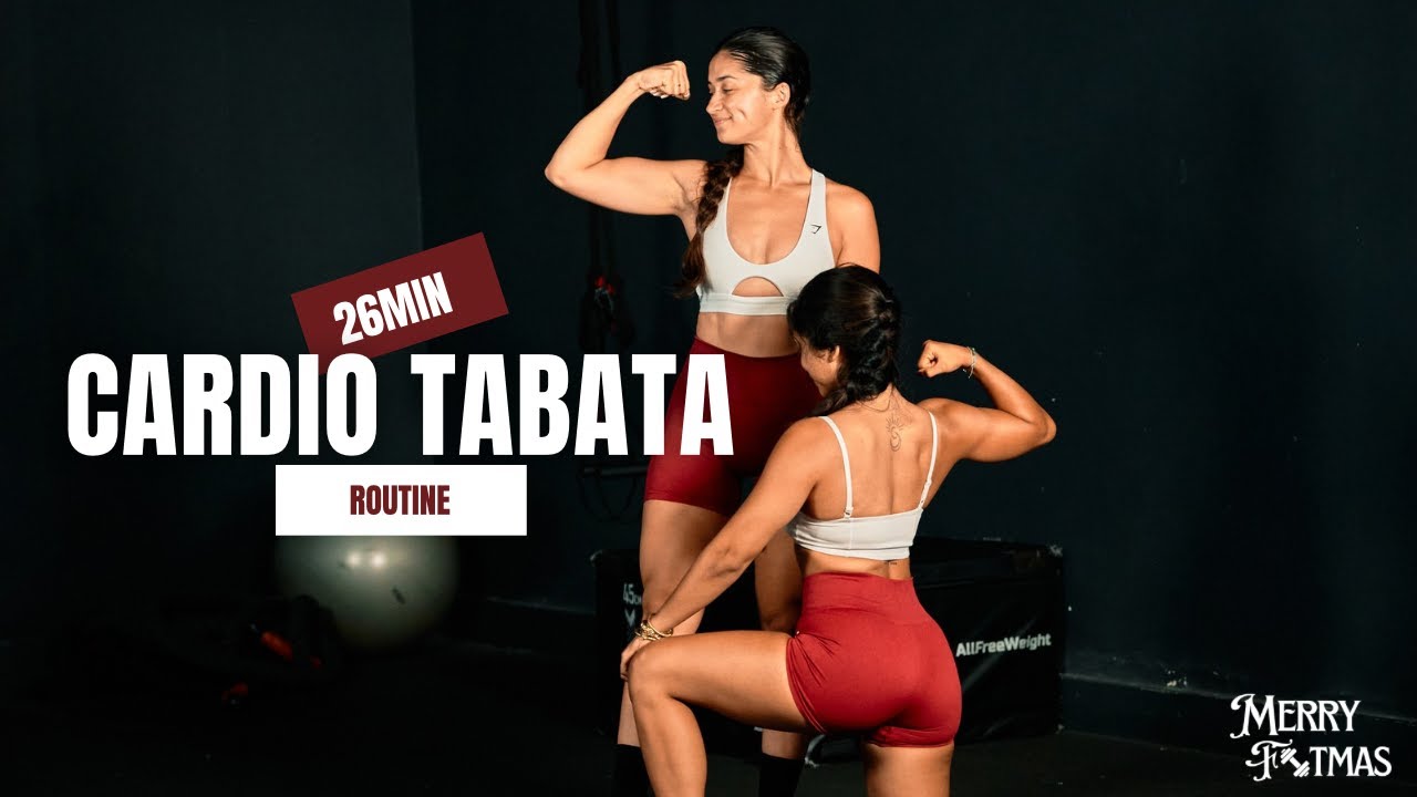 26MIN TABATA BRÛLE GRAISSE (cardio on fire avant les fêtes!!) // Séance 22 Merry Fitmas - mind7first