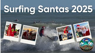 Surfing Santas Cocoa Beach 2025 🎅🏄♂️ | Christmas in Florida Vlog