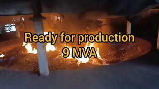 9 MVA Furnace|| Ferro alloys|| Shell repairing|| complete sub murg arc furnace