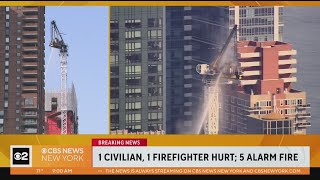 Live update from scene of Manhattan crane fire, collapse