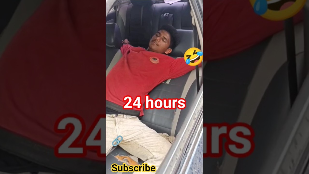 24 hours car challenge 🤣💀 