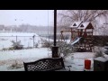 First Snow in Frisco TX - 2011