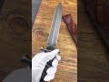 Custom hand-forged knife