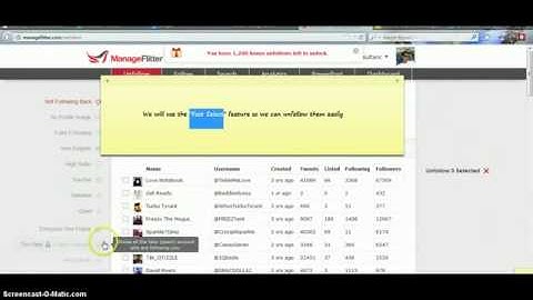 Manage Flitter   Easiest Way to Unfollow non followers