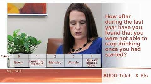 SBIRT AUDIT Screening