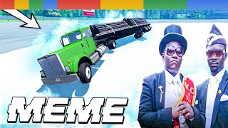 DANCE COFFIN ON FUNERAL MEME COMPILATION #18 (Derby) | ASTRONOMIA SONG | BeamNG Drive MEMES screenshot 5
