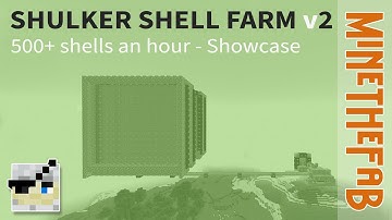 Easy two dimensional shulker shell farm - 500+ shells an hour