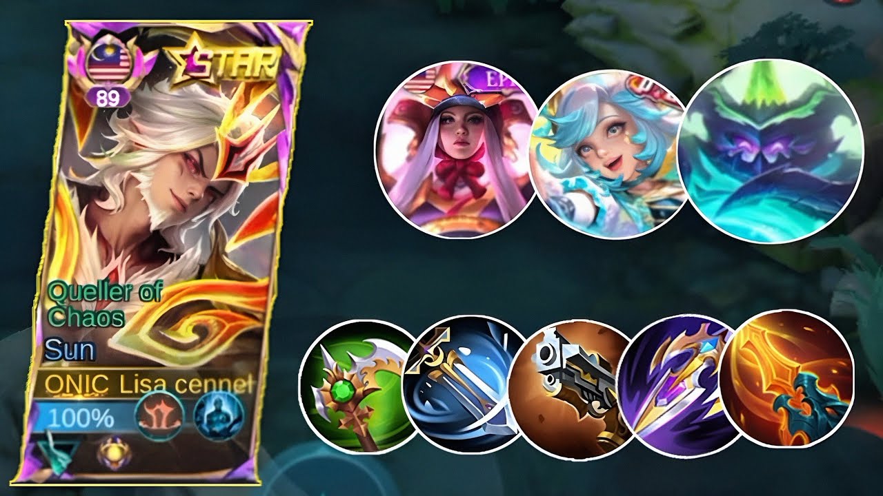 COUNTER FREYA & CICI MENGGUNAKAN SUN NI DIA CARANYA❗ GAMEPLAY MONYET MLBB BUILD TERSAKIT SUN 2026