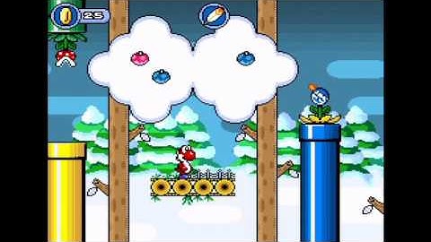 SMW Custom Level: Snowy Pines