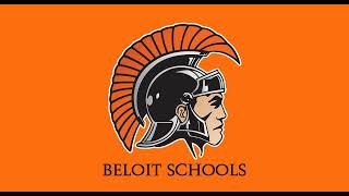 Wade Gerstner talks with Beloit Trojan Coach Brad Gober