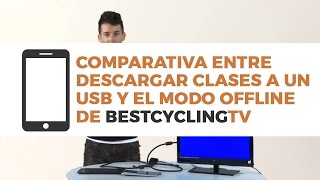 Comparison between downloading classes to a USB drive and the offline mode of the current Bestcyc... screenshot 5