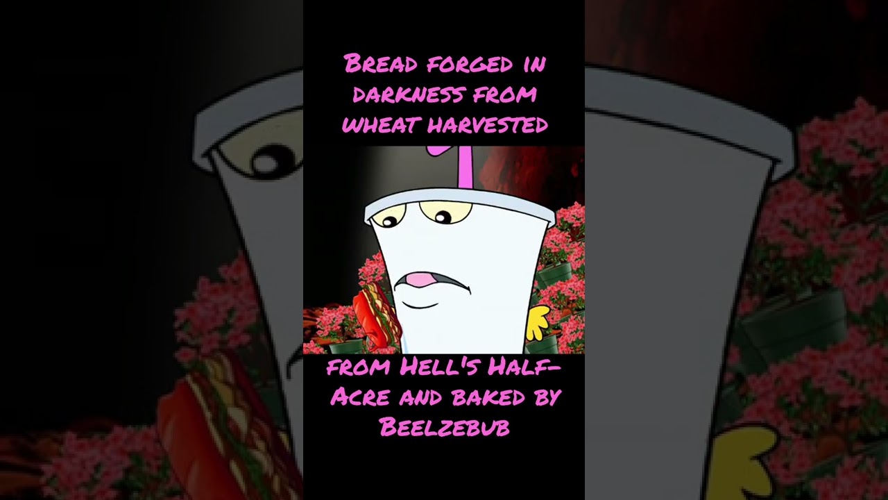 Shake and Frylock learn the ingredients of the Broodwich [ Aqua Teen Hunger Force ]
