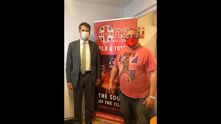 Richie from the Radio One Mallorca Breakfast Show interviewed UK Ambassador to Spain Hugh Elliott