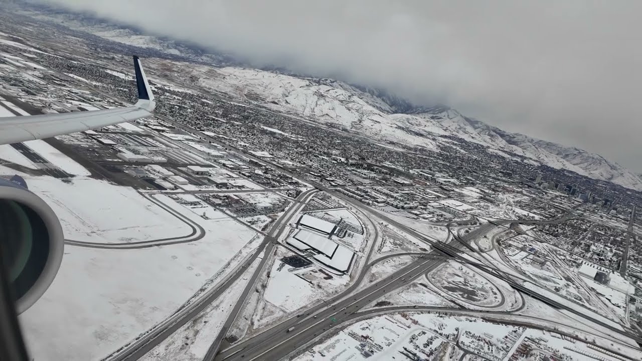 Light to Moderate Turbulence on Takeoff From Salt Lake City Between Storms - Delta A321 Neo - w/ ATC