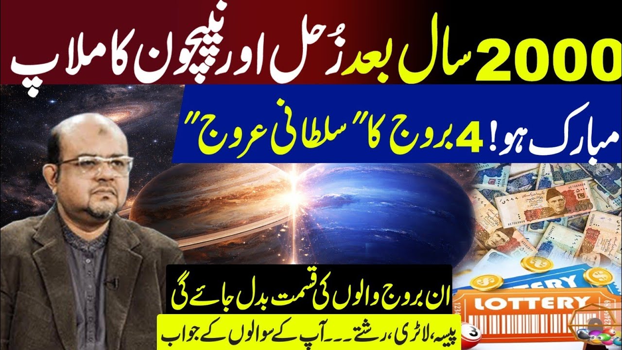 Saturn Neptune Transit after 2000 Years | Sultanate Rise of 4 Zodiac Signs begins | Dr M Ali