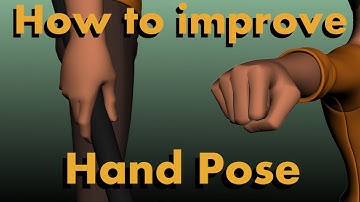Animation tutorial: hand pose (maya 2018)