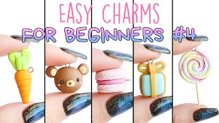 Easy Charms For Beginners #4│5 in 1 Polymer Clay Tutorial
