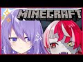 【MOONA COLLAB • MINECRAFT】 FIRST TIME IN SERVER! PLEASE GUIDE ME, MOONA-SIMPAI!【Hololive ID 2nd Gen】