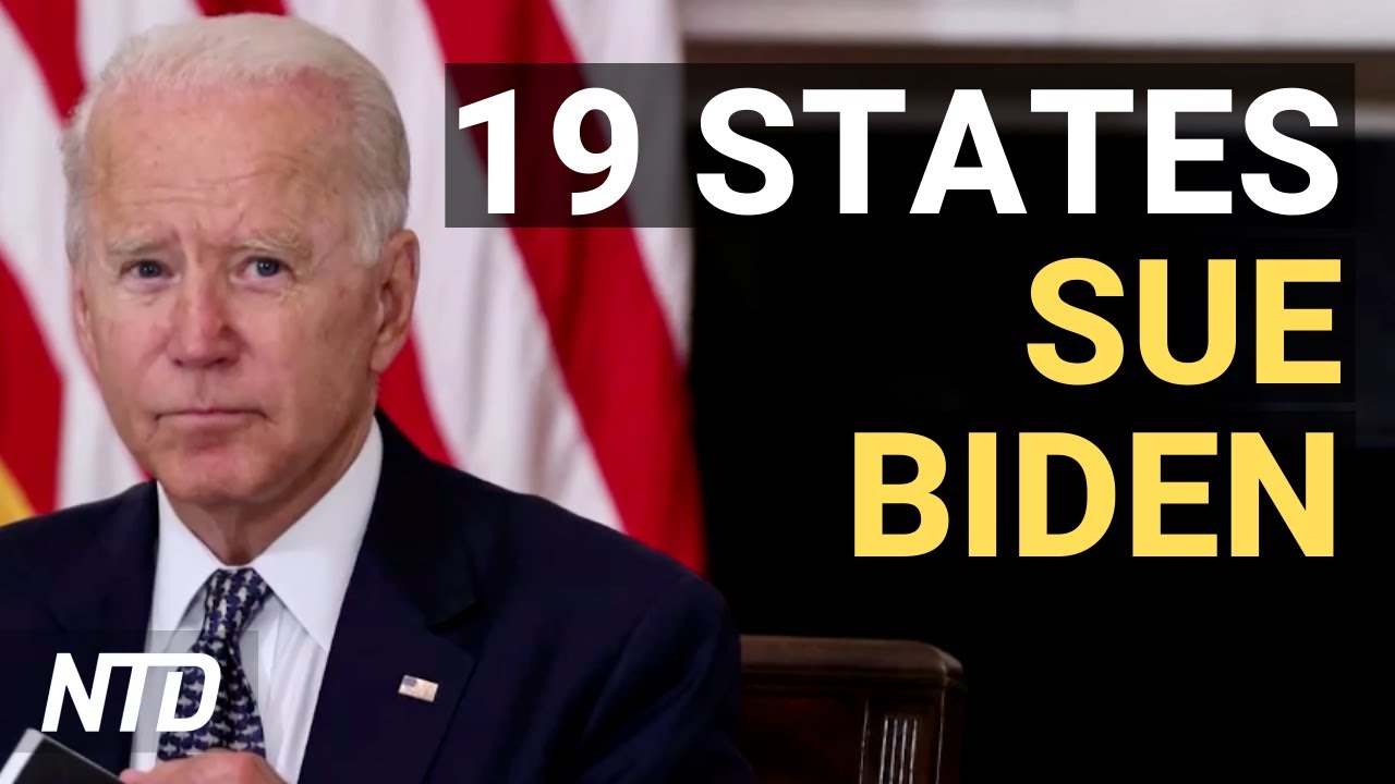 19 States Sue Biden Over Vax Mandate; American Airlines Cancels 250 More Flights | NTD