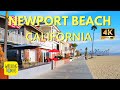 Newport Beach Boardwalk CA | 4K Ultra HD Walking Tour