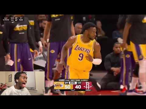 HOUSTON WE GOTTA PROBLEM!!!!! Lakers Vs Rockets Game 3 NBA Playoffs ...