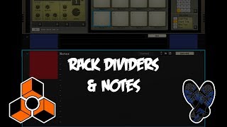 Rack Dividers and Notes | Reason 10