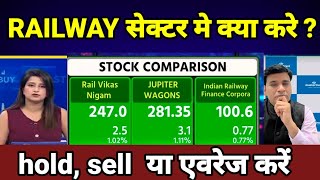 IRFC, RVNL, JUPITER WAGONS, IRCON, TITAGARH RAIL, IRCTC share latest news