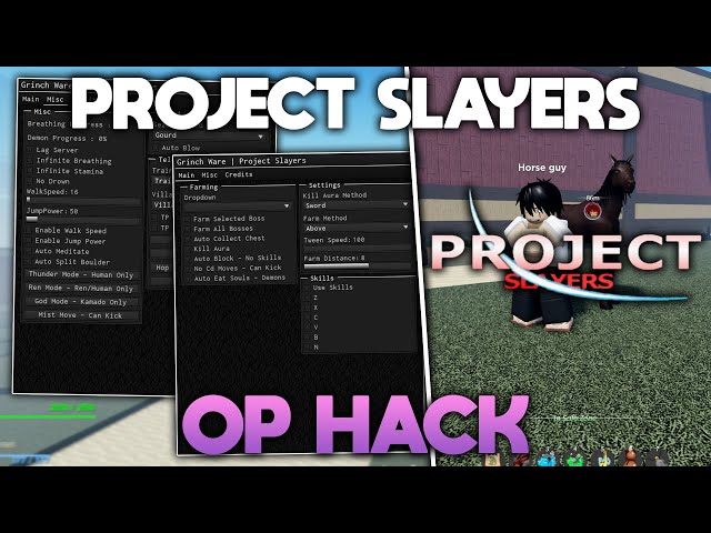 Project Slayers THE #1 FREE SCRIPT/GUI – AUTO FARM & MORE! JULY