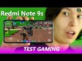 Xiaomi redmi note 9s test gaming  consume global