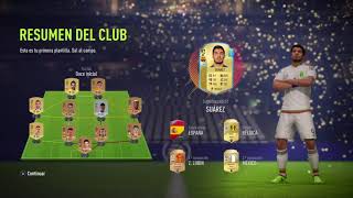 MI ULTIMATE TEAM FIFA 18 EMPEZANDO!!!!