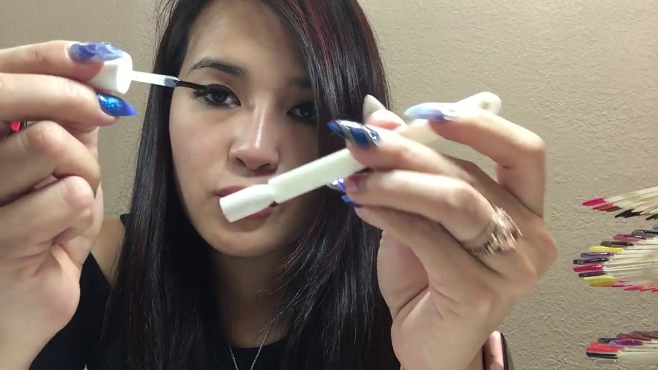 How to keep base gel and top gel dip brushes from hardening. YouTube