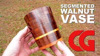 Segmented Walnut Vase 1 - Art, Woodturning, Wood