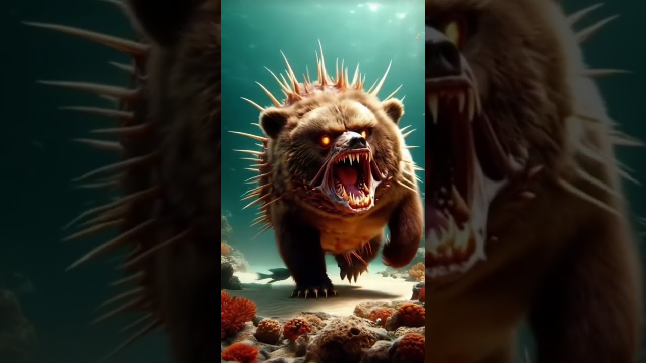 Terrifying Fusion of Two Images Raising Monster 