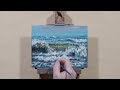 Oil Painting | Waves | Seascape | Real-time