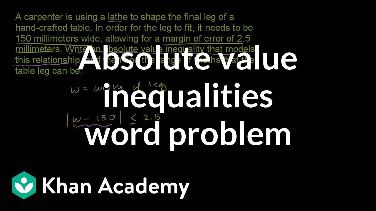 Writing and using inequalities | Linear inequalities | Algebra I | Khan Academy