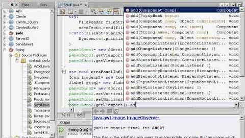 JScollPane JSplitPane 2