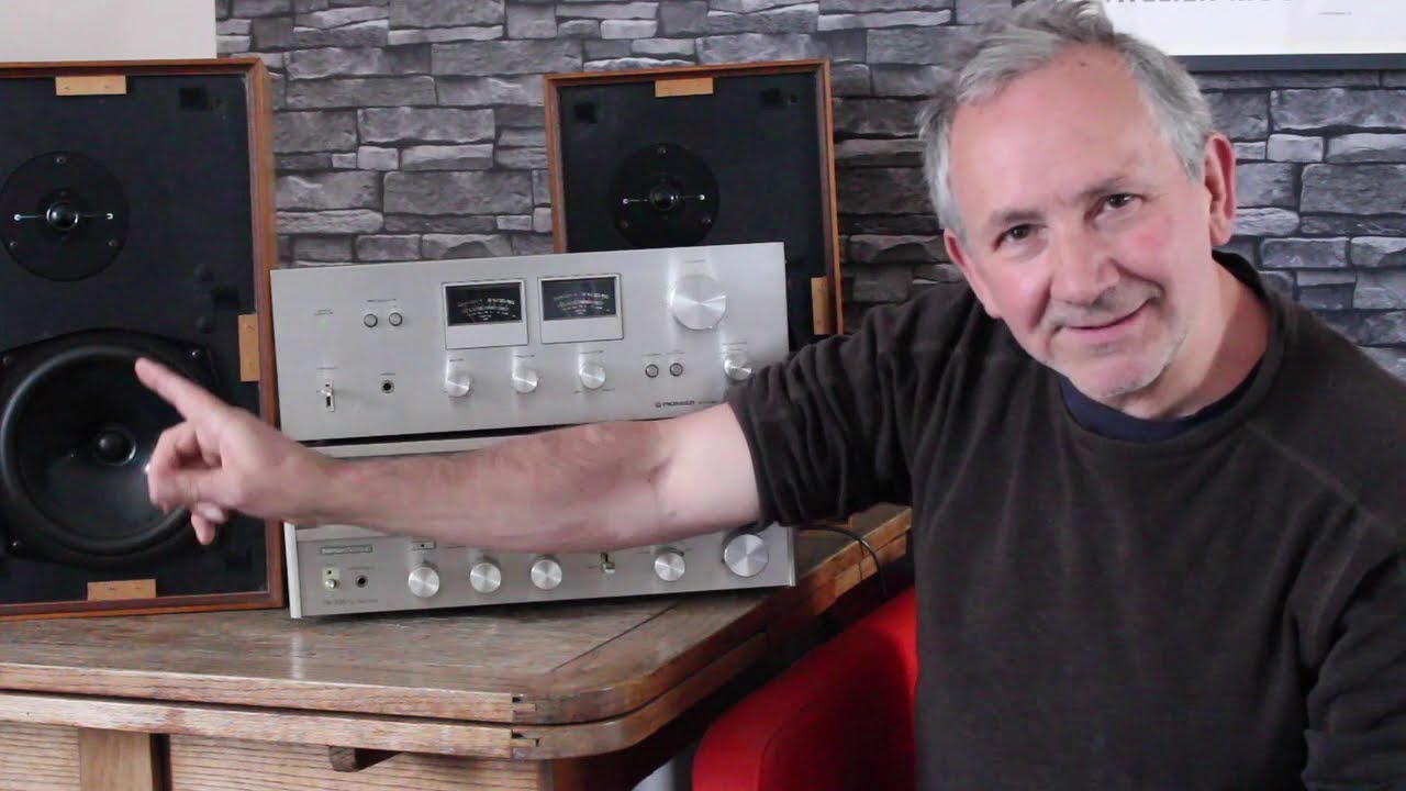 Vintage amp pioneer SA-506 detailed sound review - YouTube