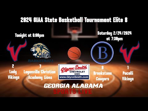 2024 GIAA State Basketball Tournament Elite 8 - Pacelli Girls vs. Loganville Christian Academy