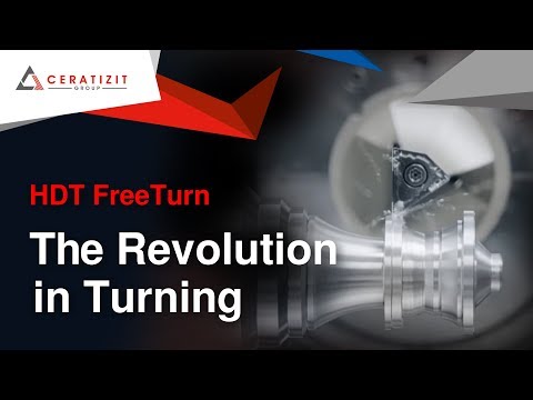 High Dynamic Turning (HDT) - FreeTurn Tool from CERATIZIT - The Revolution in Turning